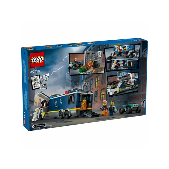 LEGO City Police 60418 Rendőrségi mozgó bűnügyi labor