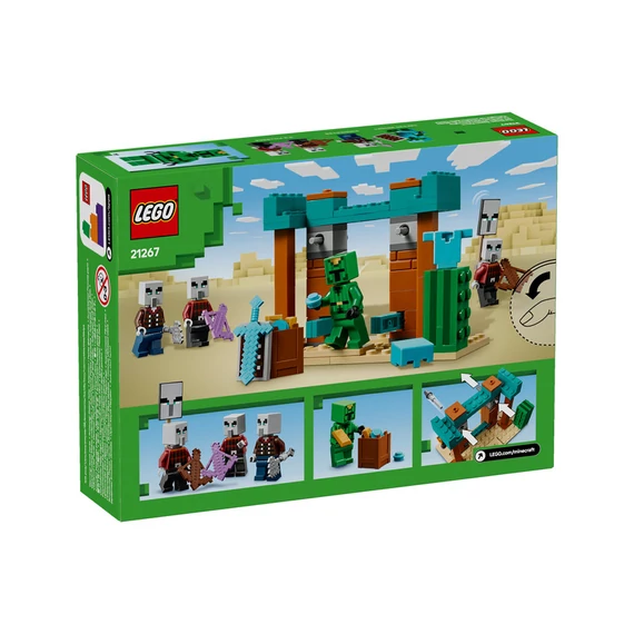 LEGO Minecraft 21267 Illagerek őrjárata a sivatagban