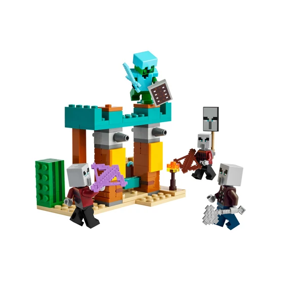 LEGO Minecraft 21267 Illagerek őrjárata a sivatagban