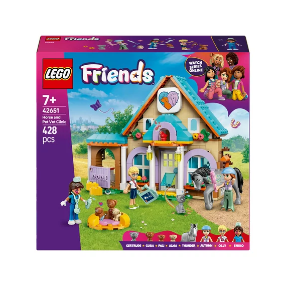 LEGO Friends 42651 Ló- és állatkórház