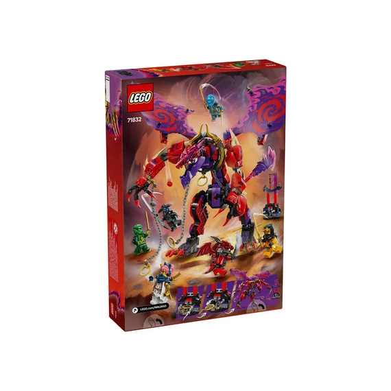 LEGO NINJAGO 71832 Thunderfang, a káosz sárkánya