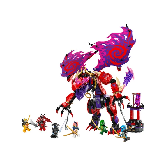 LEGO NINJAGO 71832 Thunderfang, a káosz sárkánya