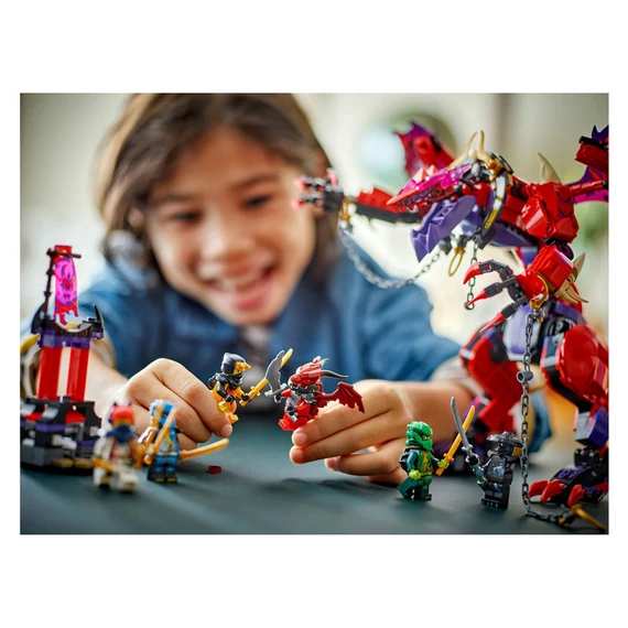 LEGO NINJAGO 71832 Thunderfang, a káosz sárkánya