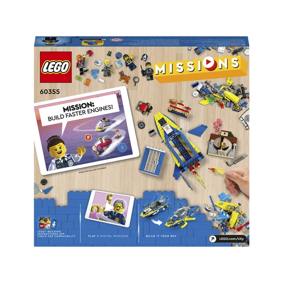 LEGO City Missions 60355 Vízirendőrség nyomozói küldetés