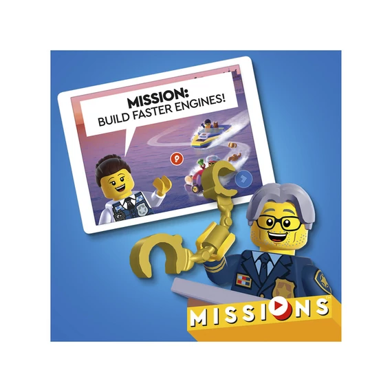 LEGO City Missions 60355 Vízirendőrség nyomozói küldetés