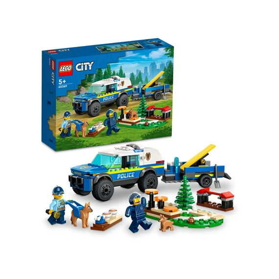 LEGO City 60369 Rendőrségi kutyakiképző központ