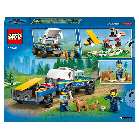 LEGO City 60369 Rendőrségi kutyakiképző központ