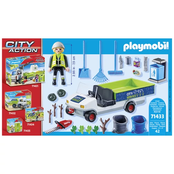 Playmobil Várostakarítás elektromos járművel