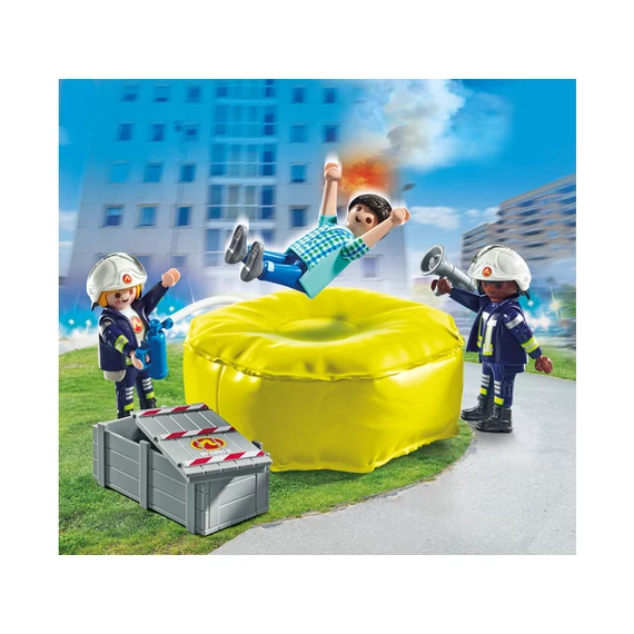 Playmobil: Tűzoltók légpárnával