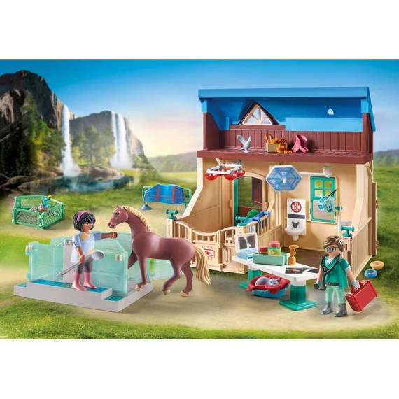 Playmobil Lovasterápia és állatorvosi rendelő