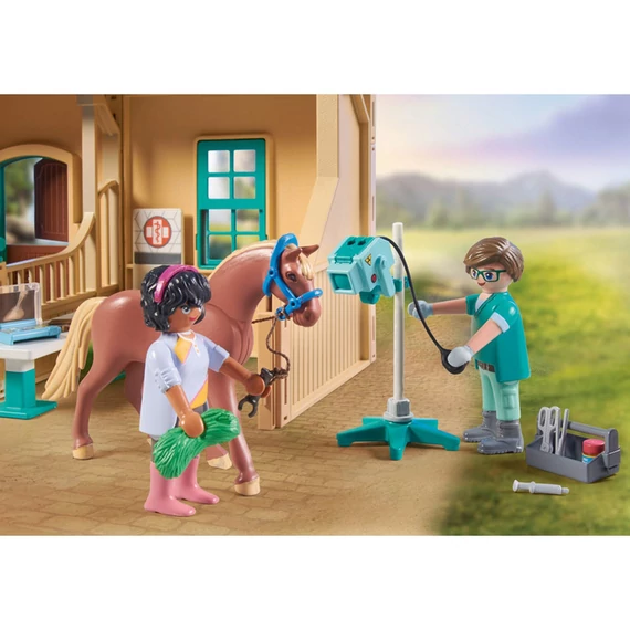 Playmobil Lovasterápia és állatorvosi rendelő