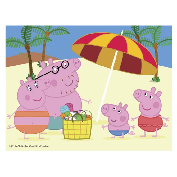 Fa mesekocka 12 db - Peppa malac