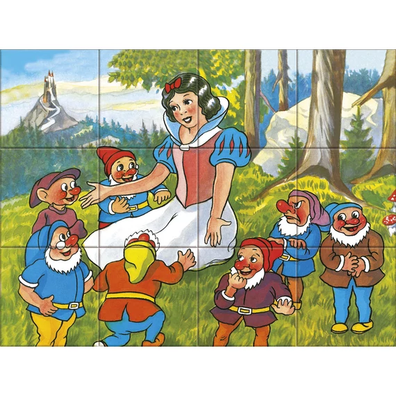 Fa mesekocka 12 db - Hófehérke