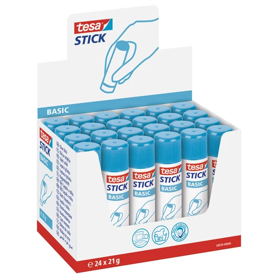 TESA BASIC 58559 ragasztóstift 21 g