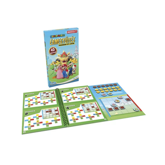 Super Mario - Érmegyűjtés, mágneses útijáték