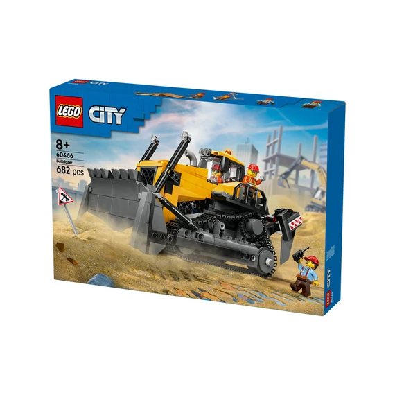 LEGO City 60466 Sárga buldózer homlokrakodóval