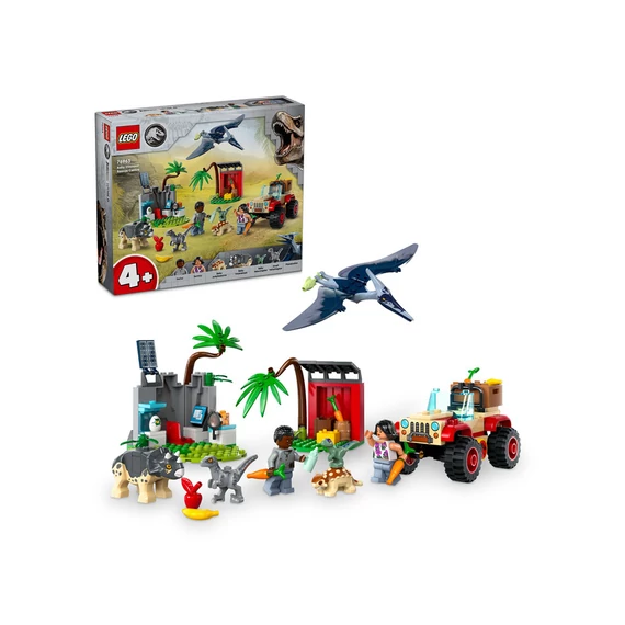 LEGO Jurassic World 76963 Kis dínók mentőközpont