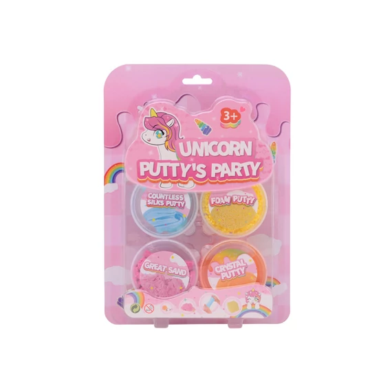 Unikornis putty, 4 db /cs