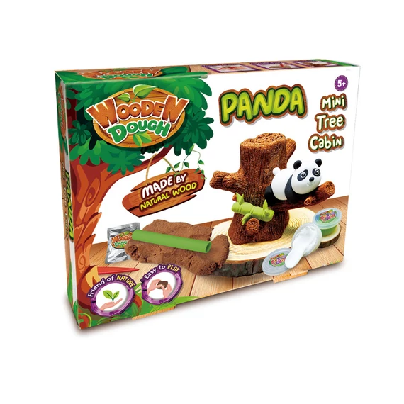 Fa gyurma - panda