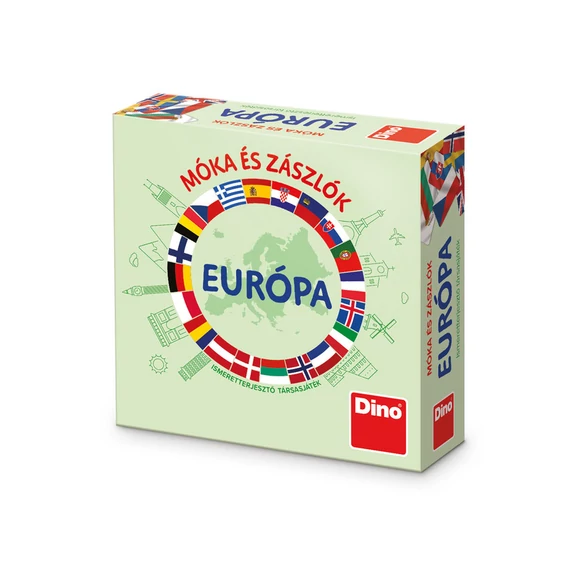Móka és zászlók - Európa társasjáték