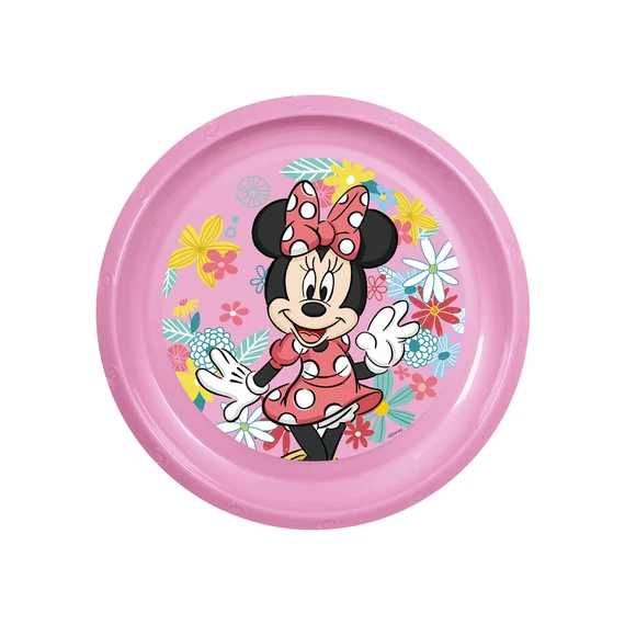 Műanyag Minnie lapostányér