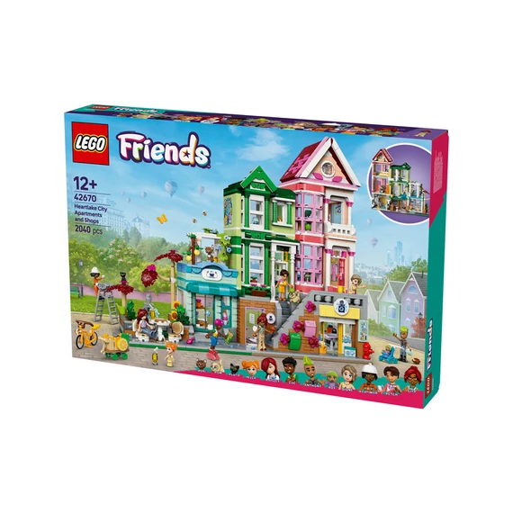 LEGO Friends 42670 Heartlake City lakások és üzletek