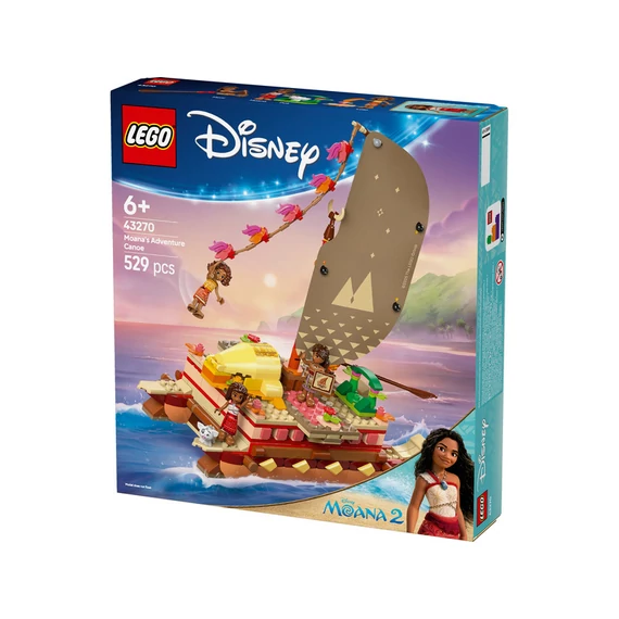 LEGO Disney Princess 43270 Vaiana kalandokkal teli kenuja
