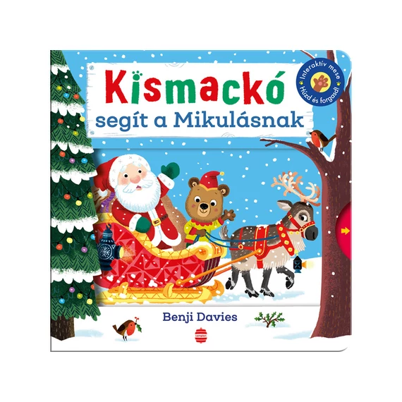 Kismackó segít a Mikulásnak