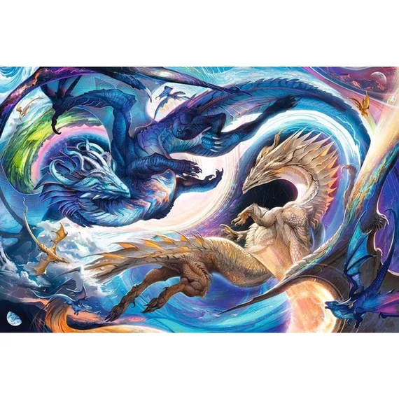 Puzzle 5000 db - Óriási sárkányünnep