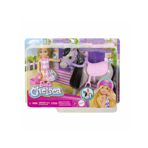 Barbie Chelsea és pónilova készlet