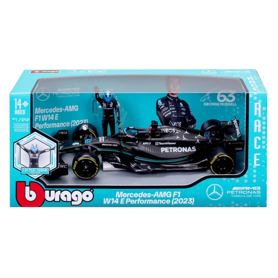 Bburago 1/24 F1 versenyautó pilótával - Mercedes