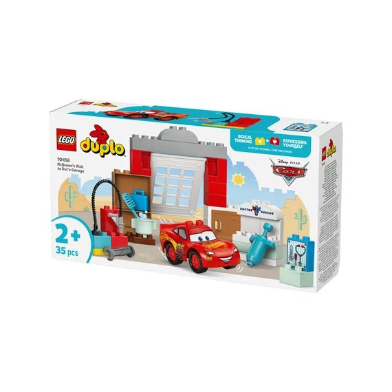 LEGO Duplo disney 10456 Mcqueen látogatása doki garázsában