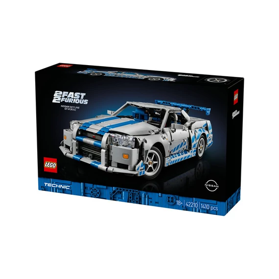 LEGO Technic 42210 2 fast 2 furious nissan skyline gt-r (r34) autó