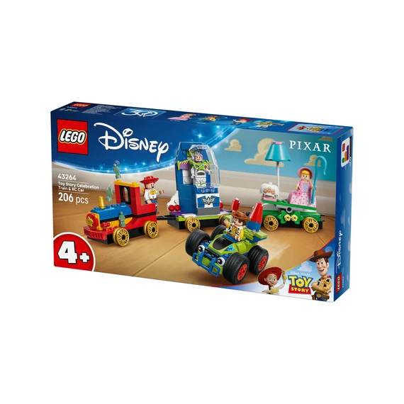 LEGO Disney pixar 43264 Toy story ünnepi vonat és rc versenyautó