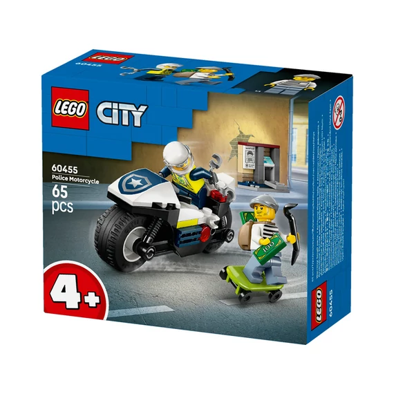 LEGO City 60455 Üldözés rendőrségi motorkerékpárral