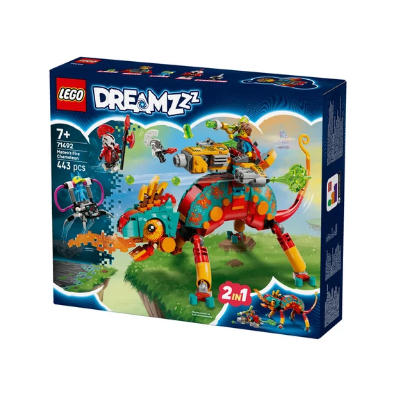 LEGO Dreamzzz 71492 Mateo tűzkaméleonja