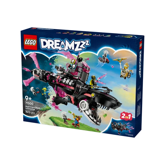 LEGO Dreamzzz 71500 Rémálom cápa-tengeralattjáró
