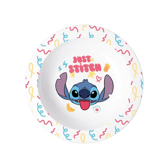 Műanyag Stitch mélytányér
