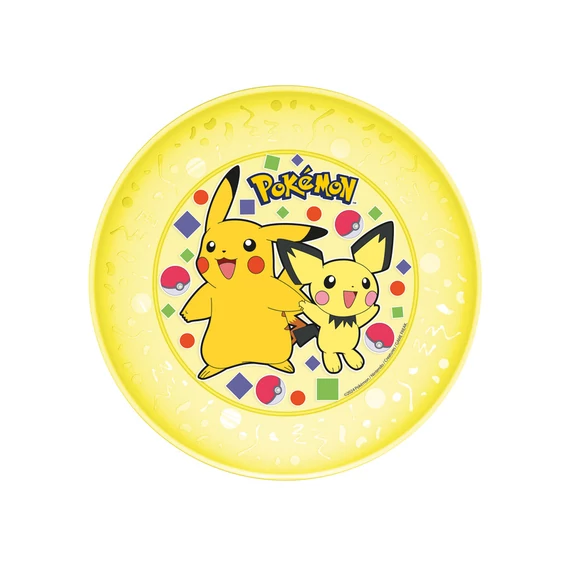 Műanyag Pokemon lapostányér