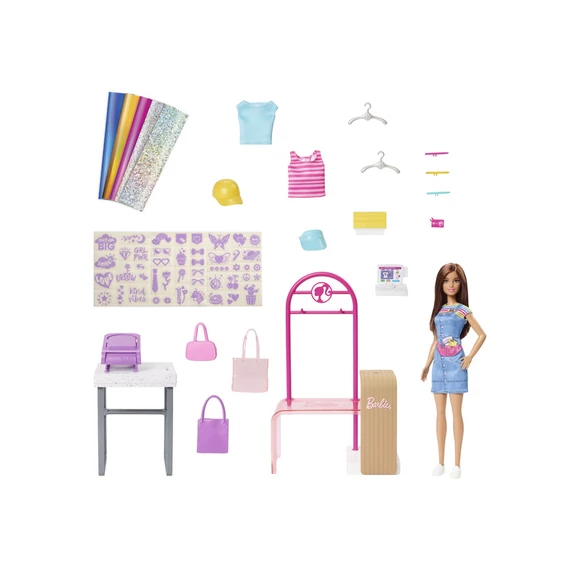 Barbie ruhatervező játékszett