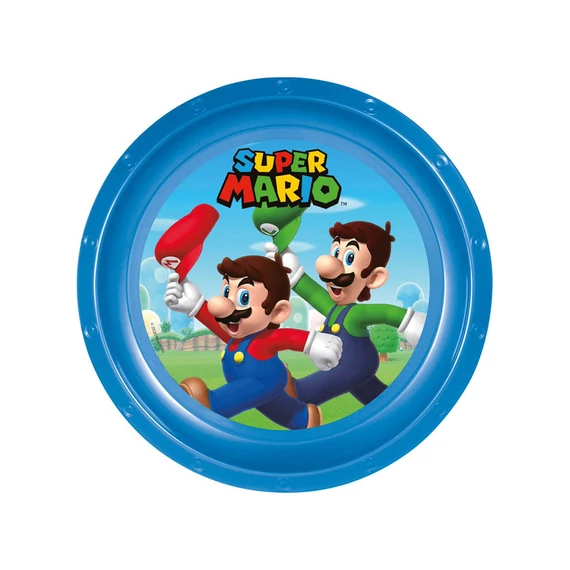 Műanyag Super Mario lapostányér