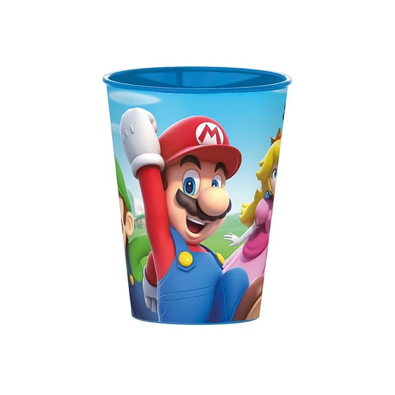 Műanyag Super Mario kispohár