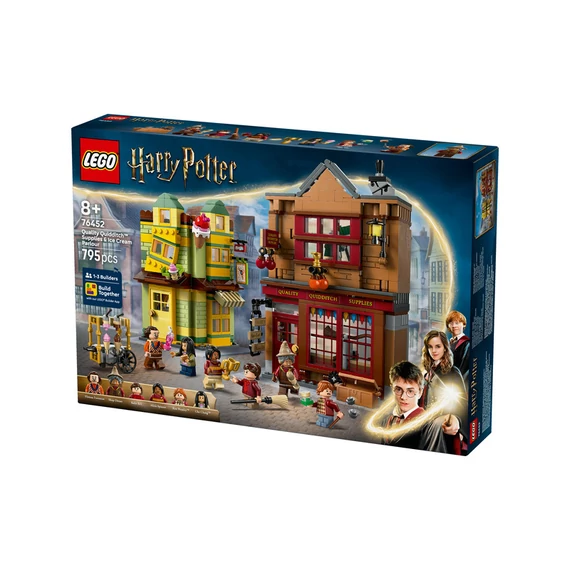 LEGO Harry Potter 76452 Kviddics a javából sportszaküzlet és a fagylaltszalon