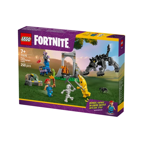 LEGO Fortnite 77075 Peely és sparkplug táborhelye