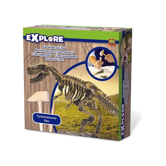 SES: T-Rex dinoszaurusz bányász készlet