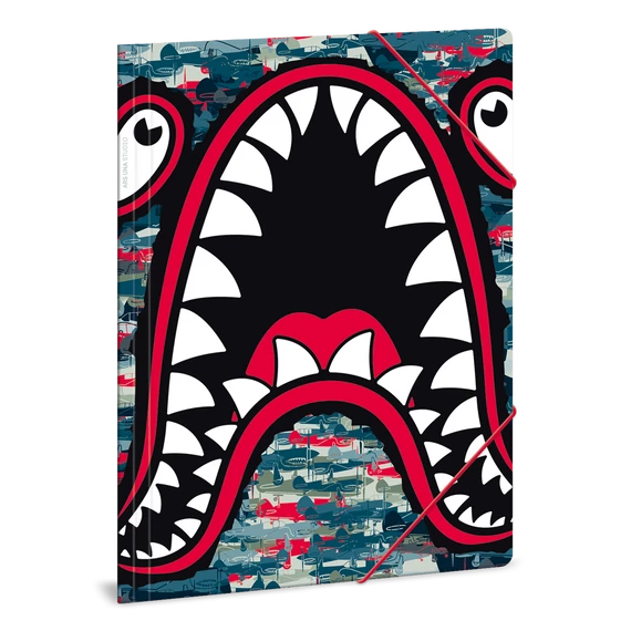 Ars Una Flying Sharks A/4 gumis dosszié