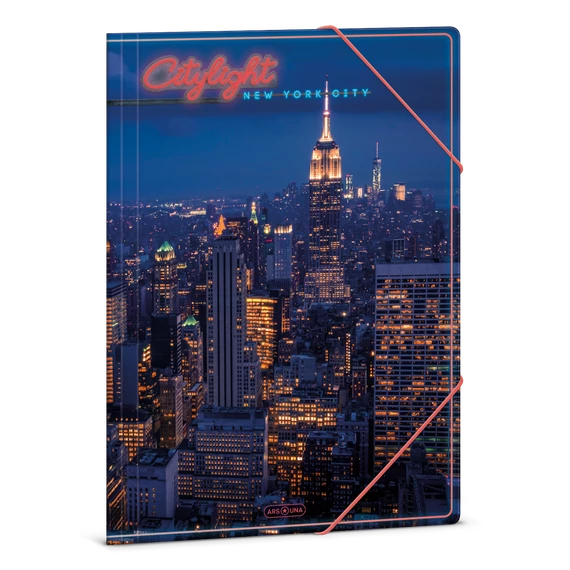 Ars Una City light-New York A/4 gumis dosszié