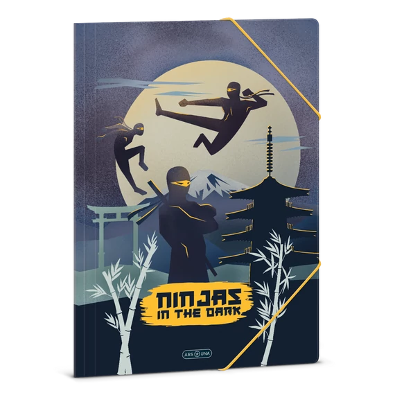 Ars Una Ninjas in the dark A/4 gumis dosszié