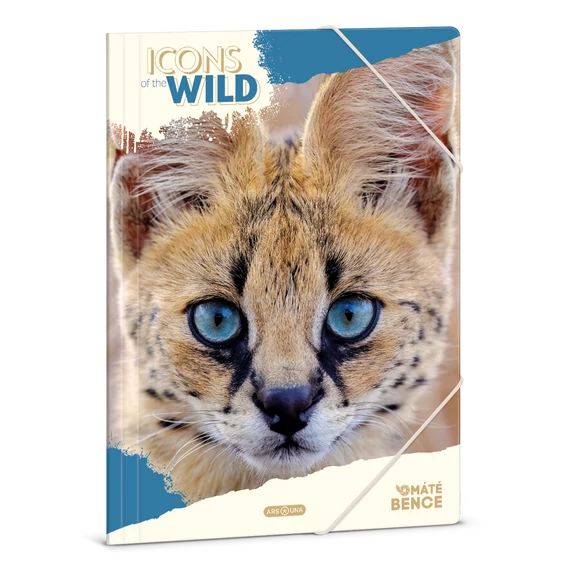 Ars Una Máté Bence Icons of the Wild-Serval A/4 gumis dosszié