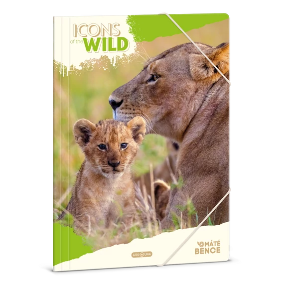 Ars Una Máté Bence Icons of the Wild-Lions A/4 gumis dosszié